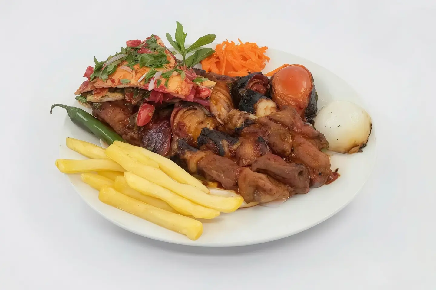 اوصال تريبالي مع ثوم وشطه