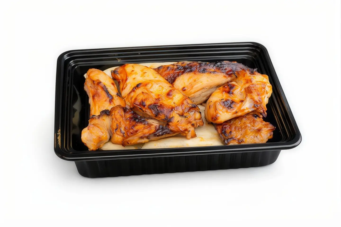 نص فرخه مشويه علي الفحم مع خبز