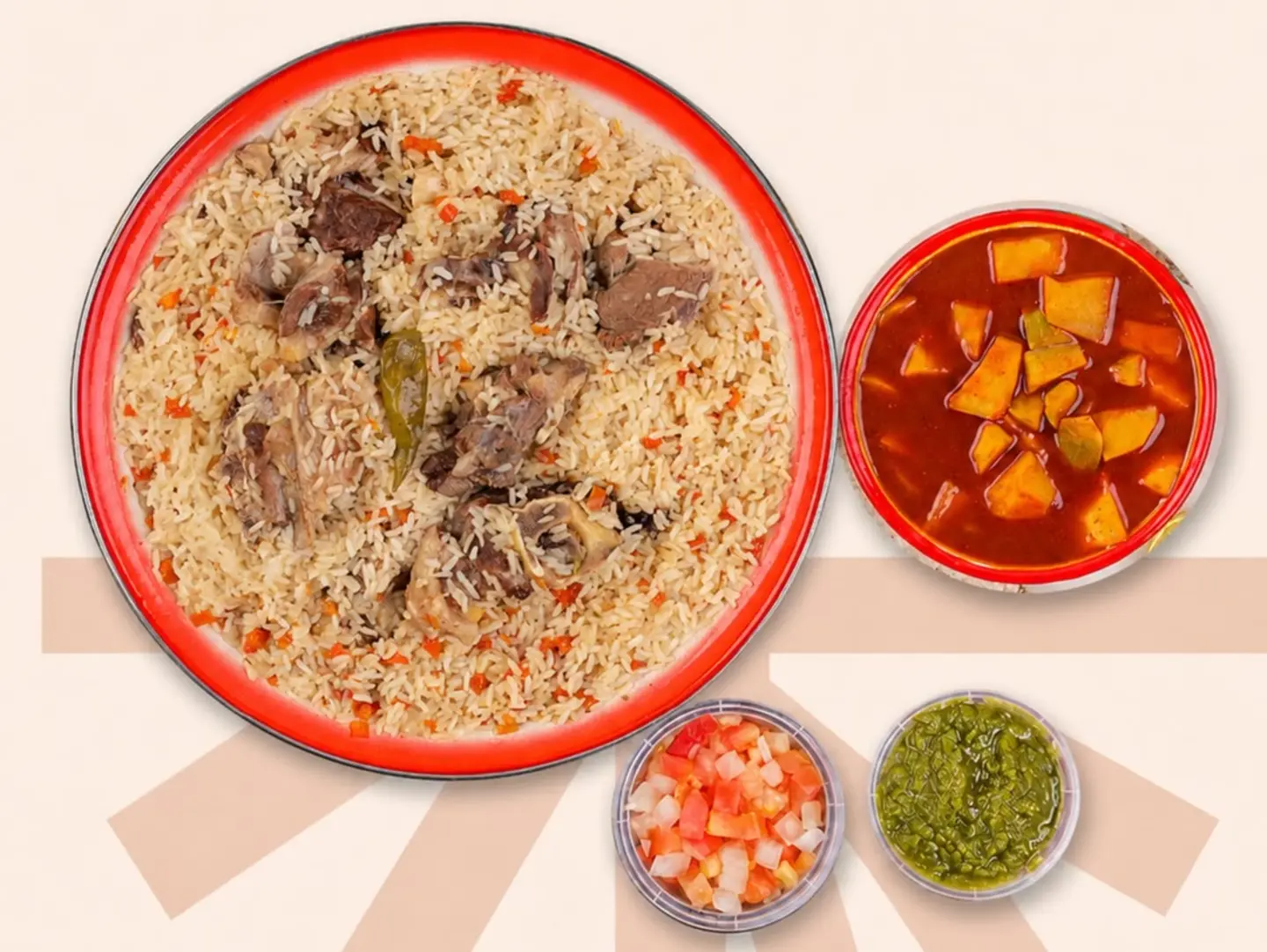 Hallf A Kilo Of Aqaba. Lamb