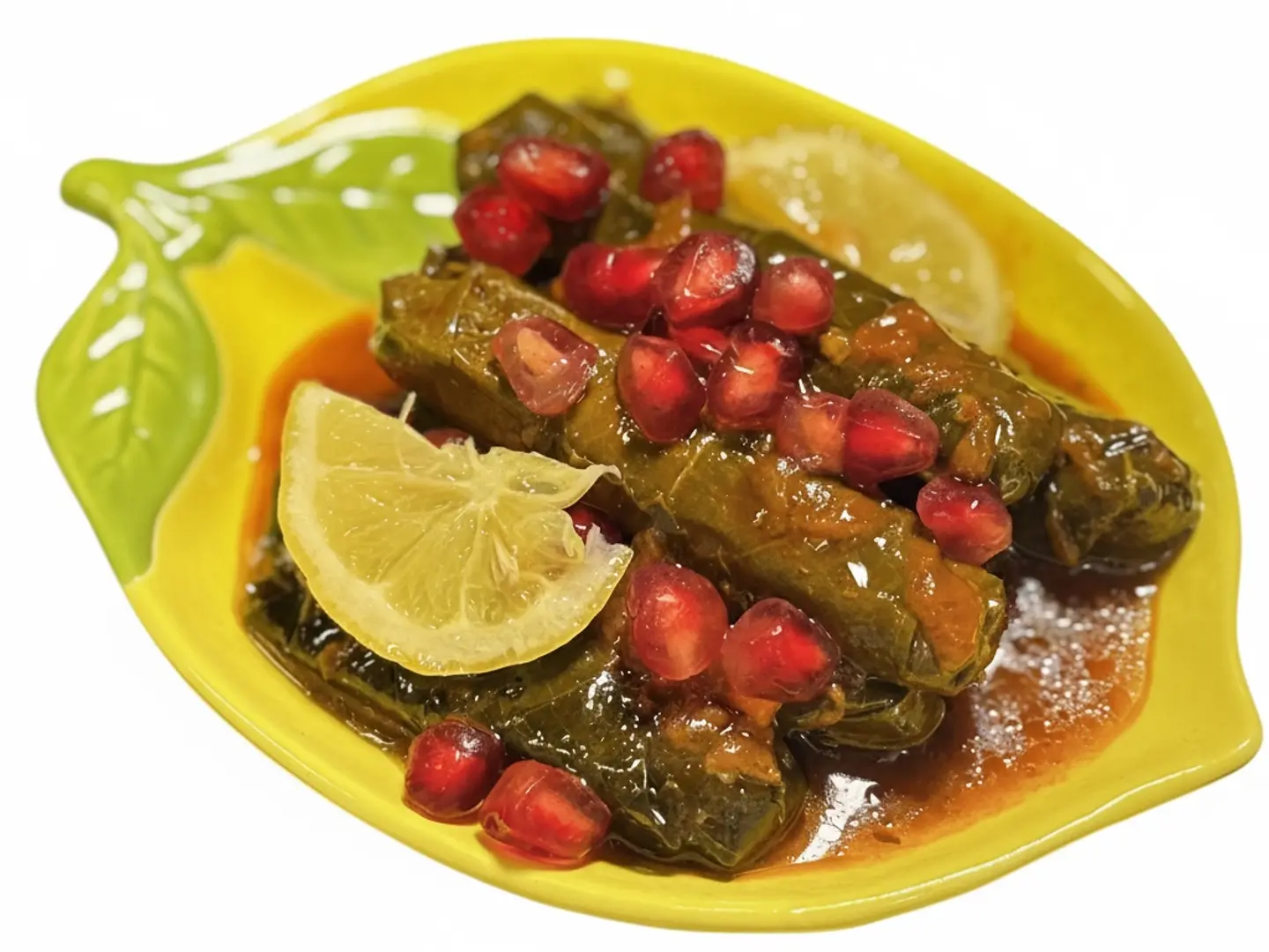 Small Plain Grape Leaves 7 Pieces