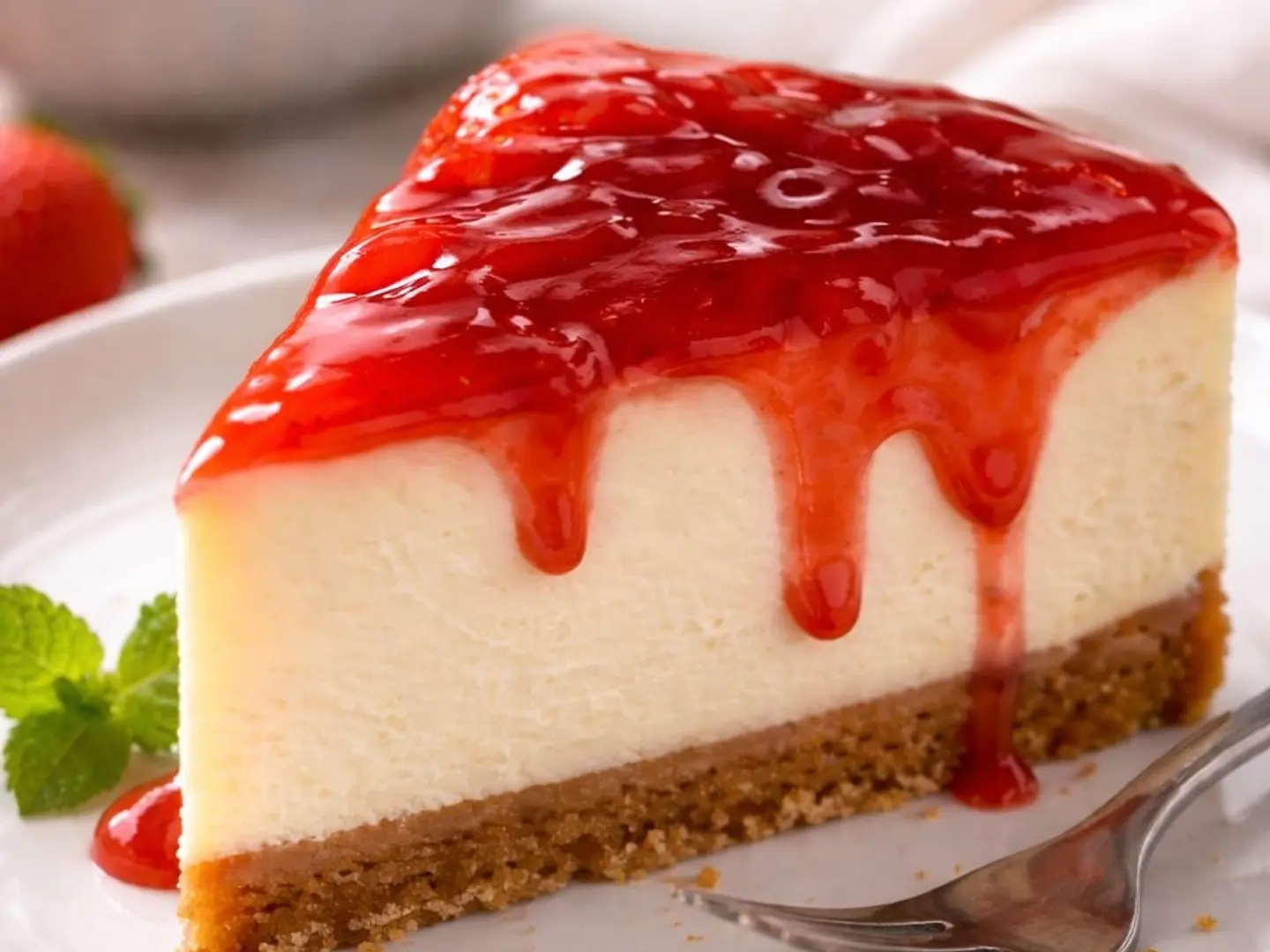 تشيز كيك الفراولة