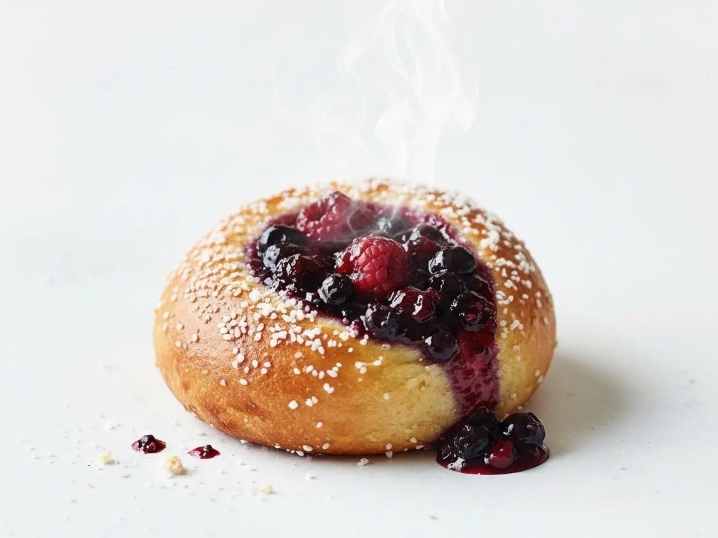 بريوش بالكاسترد والتوت