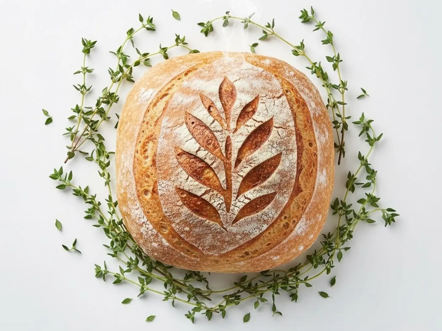 Za'atar Sourdough With Olives