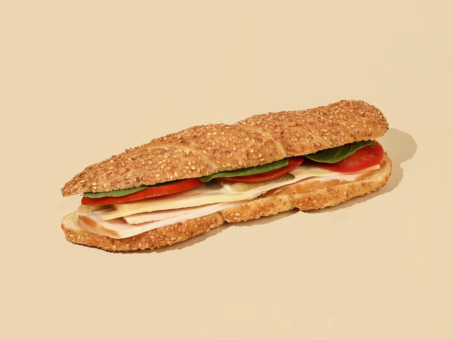 Simit Smoked Turkey Sandwich