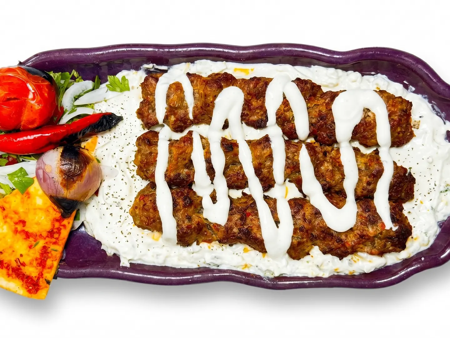 Meat Kebab With Yogurt