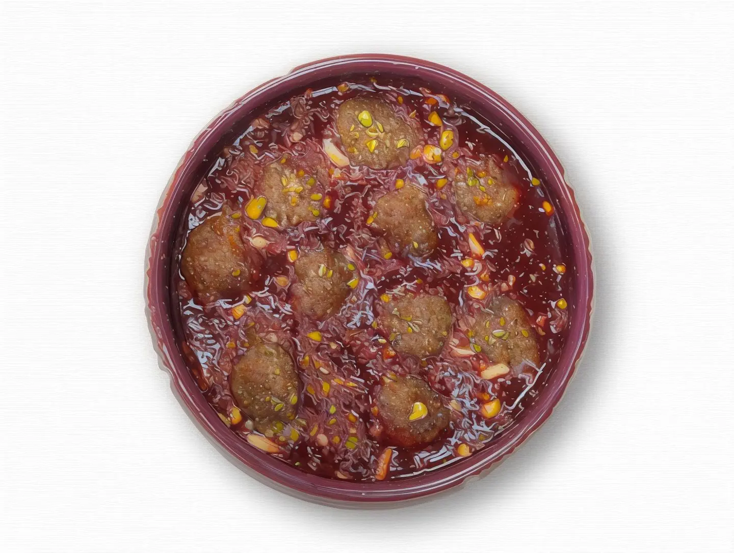 Meat Kebab With Cherry