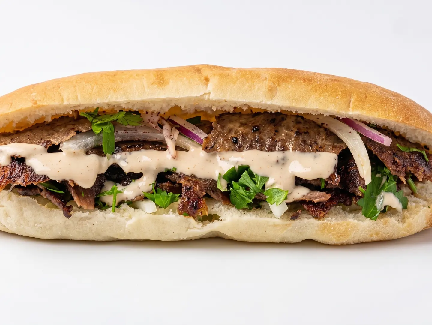 Beef Shawarma Sandwich (Samoon)