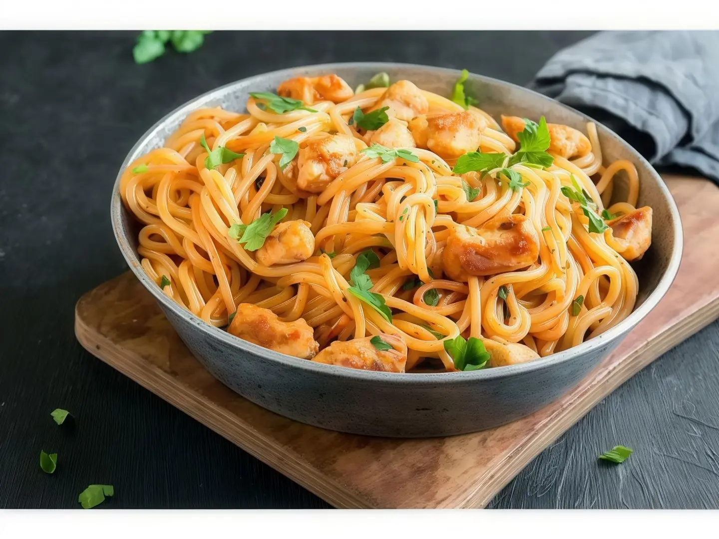 اسباجيتي دجاج