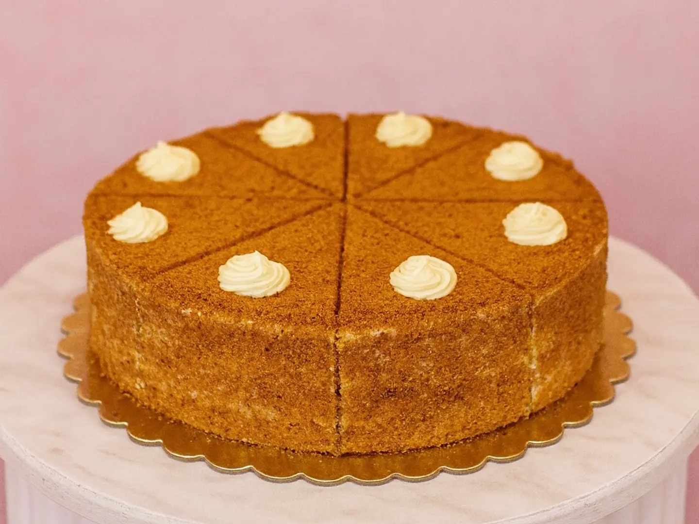 كيكة العسل الروسيه