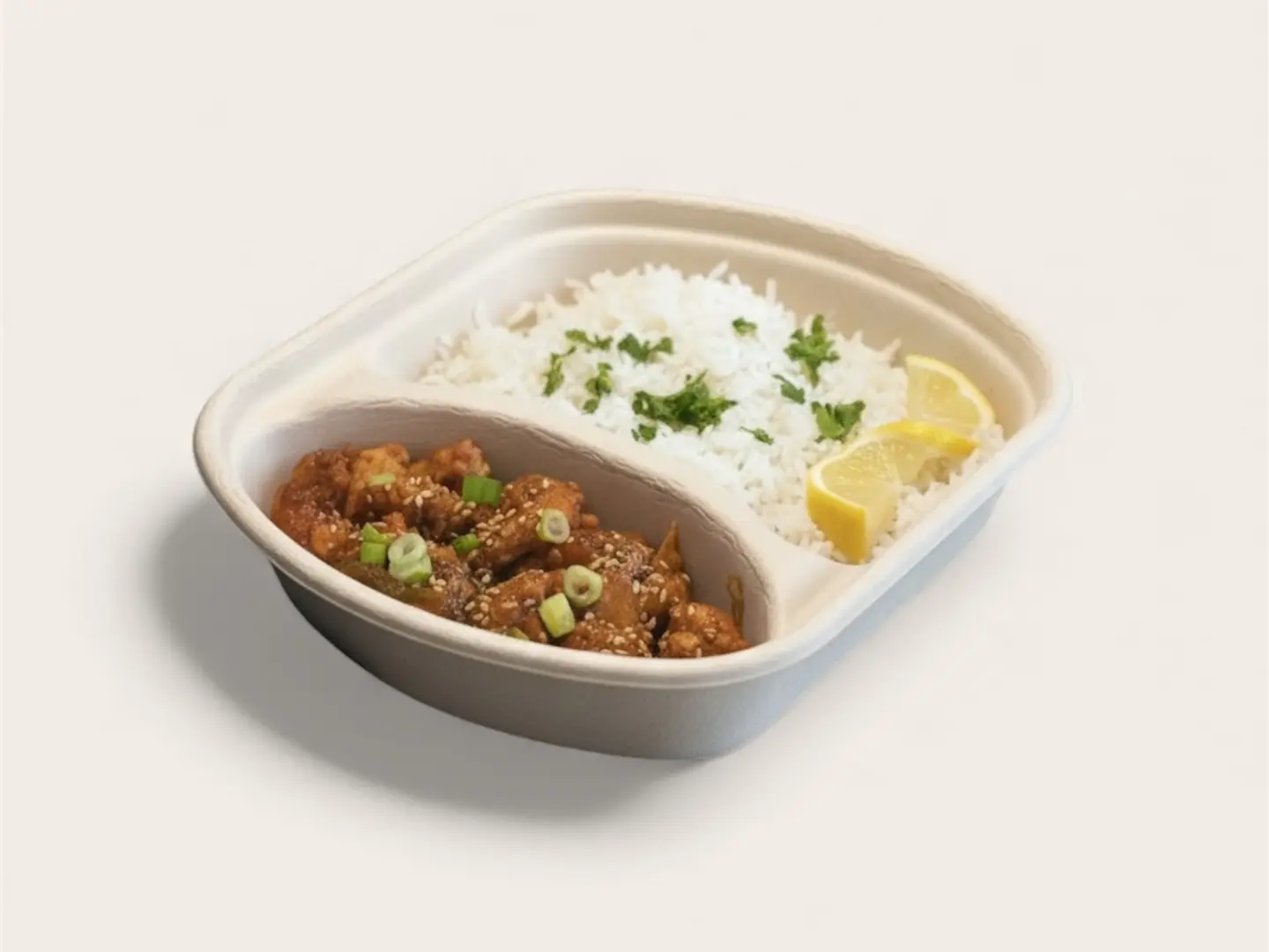 Chinese Chicken With White Rice