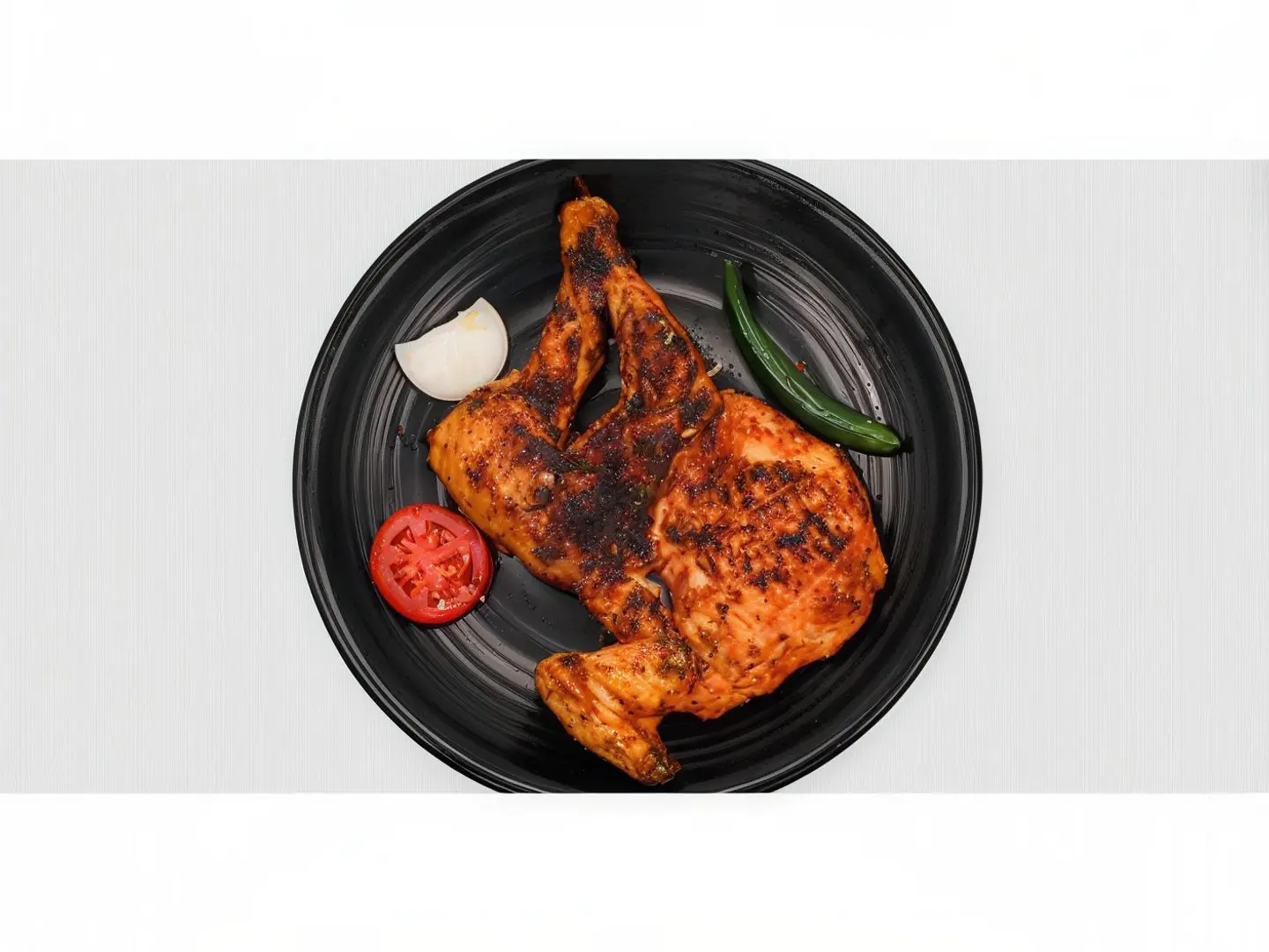 Half Steamed Grilled Chicken