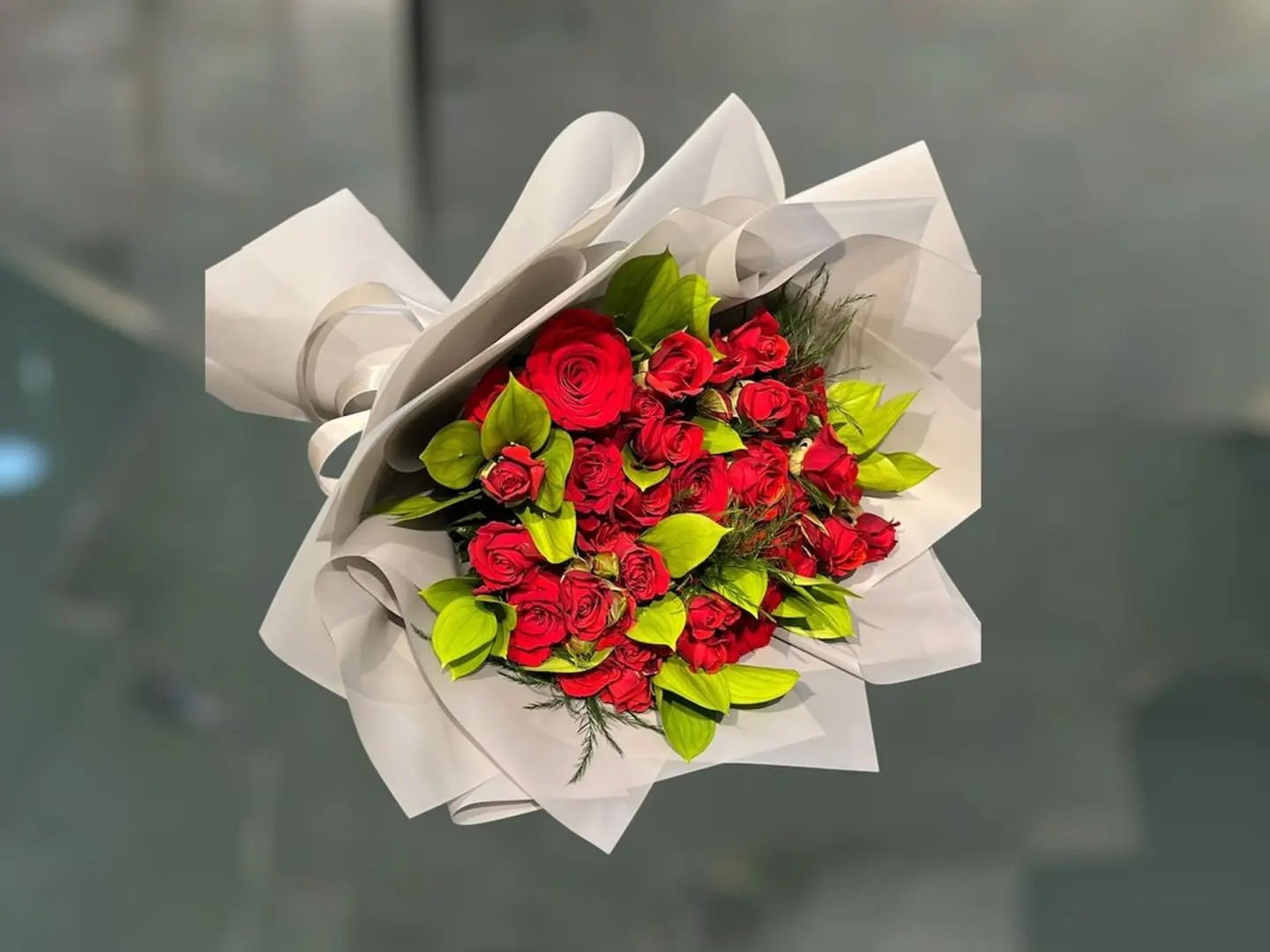 باقة الروز الفاخرة المشكلة