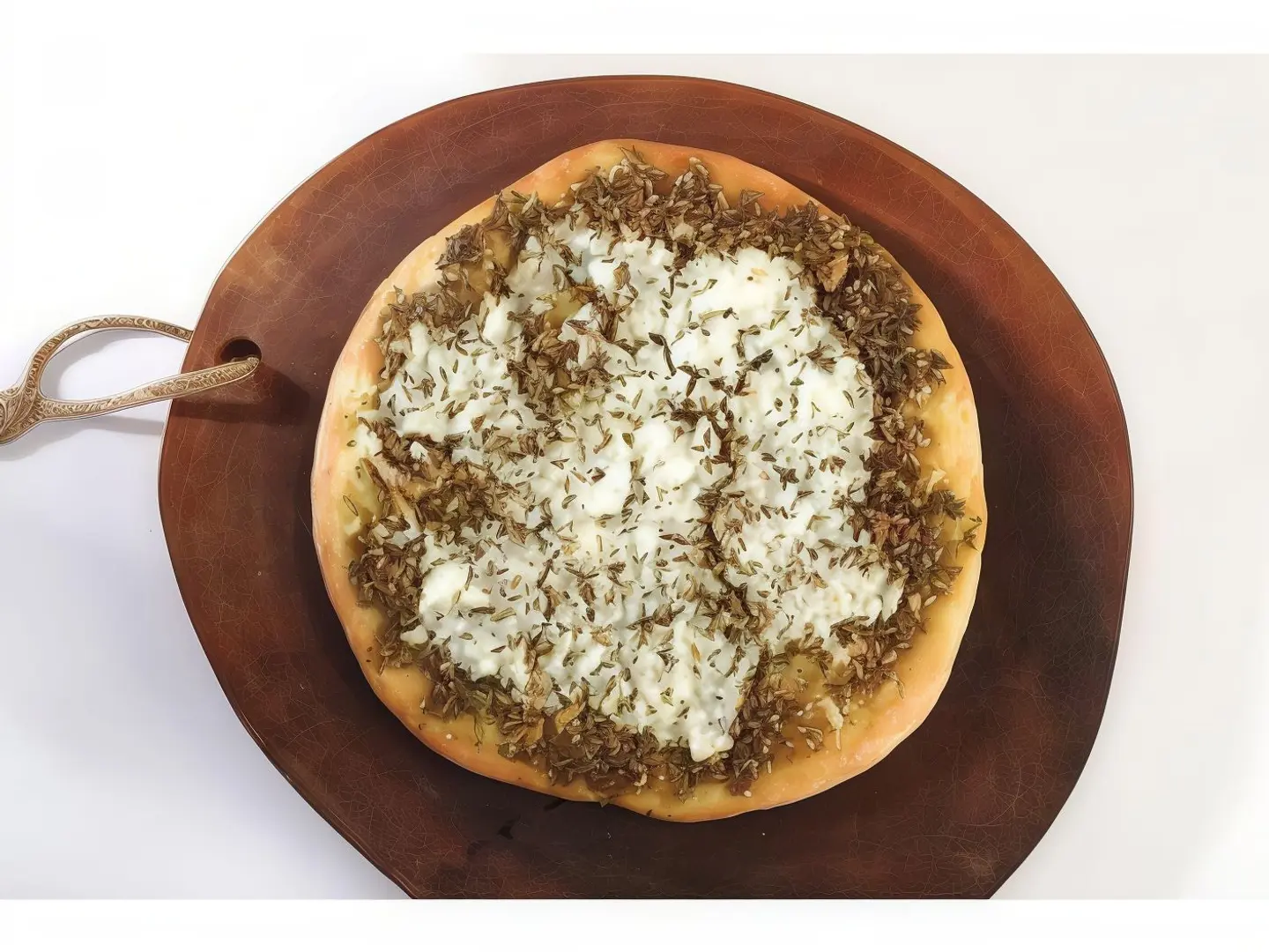 منقوشة زعتر وجبن