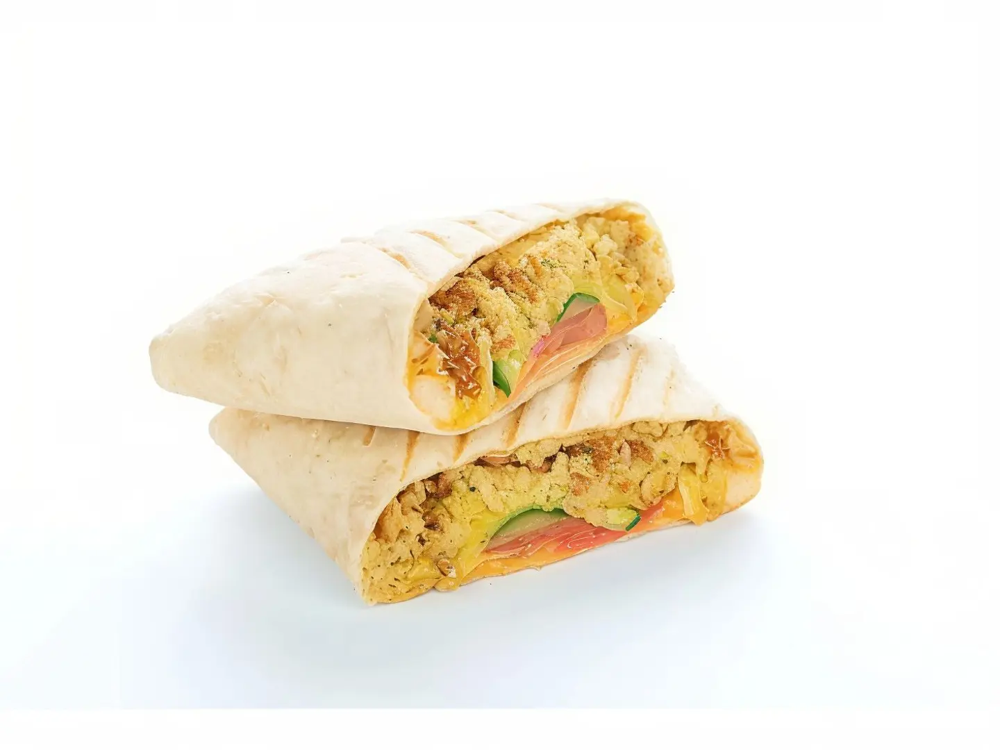 ساندوتش خبز صاج دبل فلافل