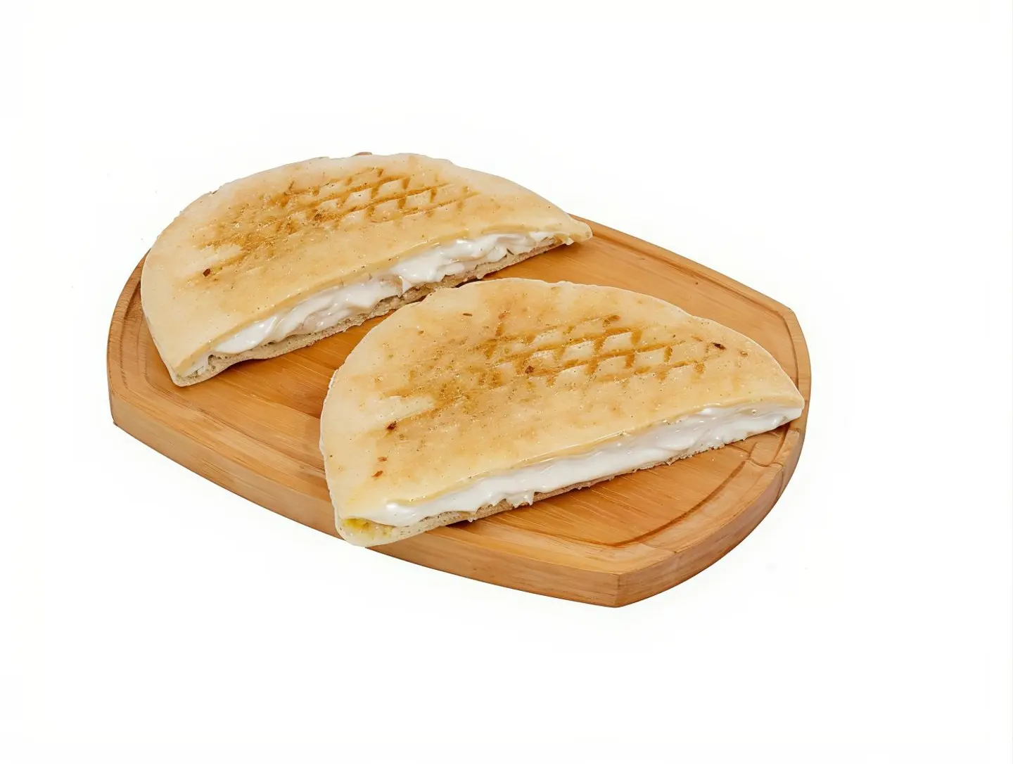 توست جبنة بيضاء مع طحينية