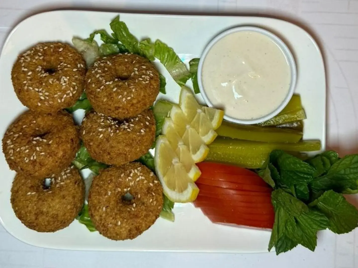 صحن فلافل