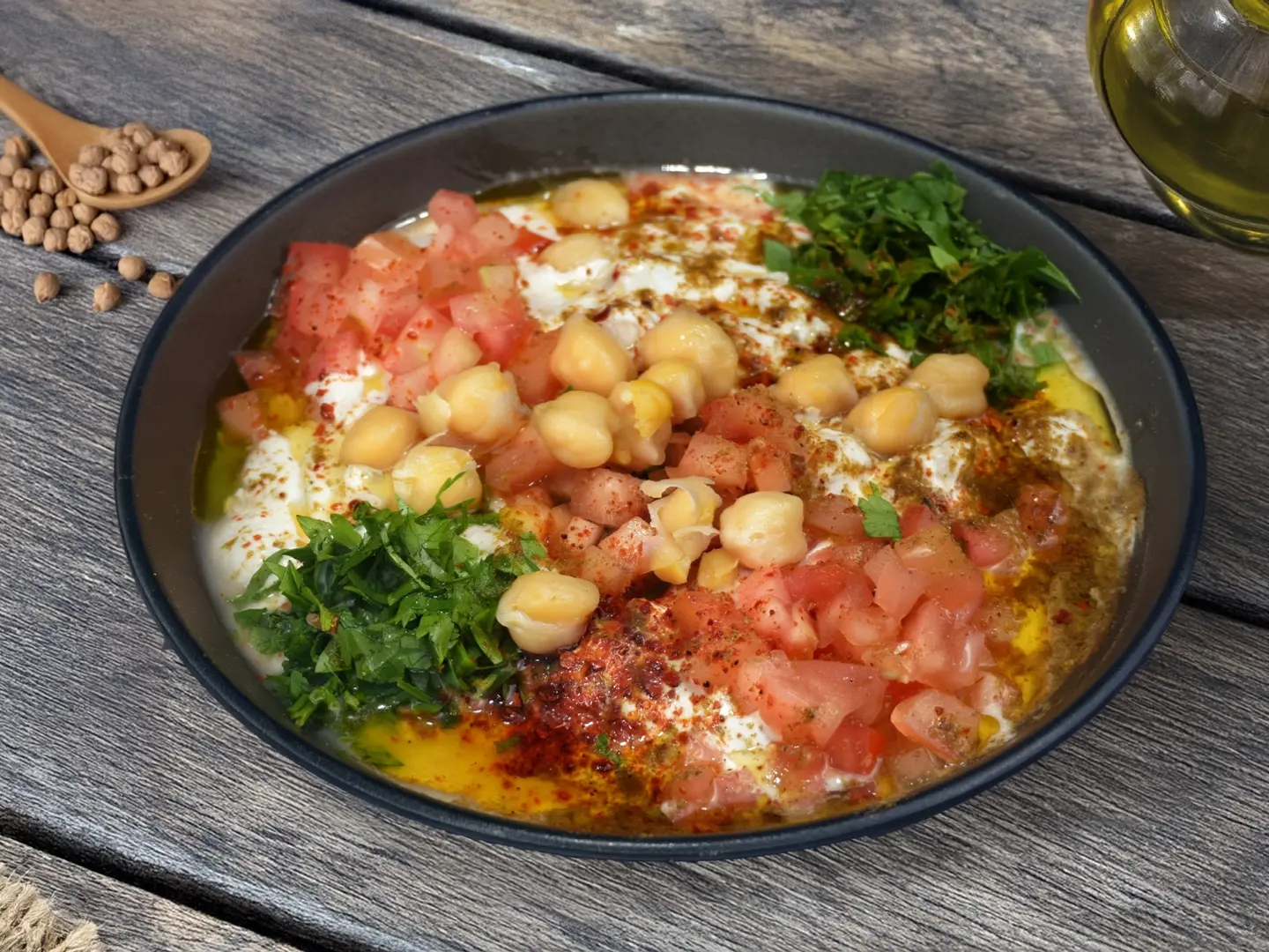 حمص حب باللبن