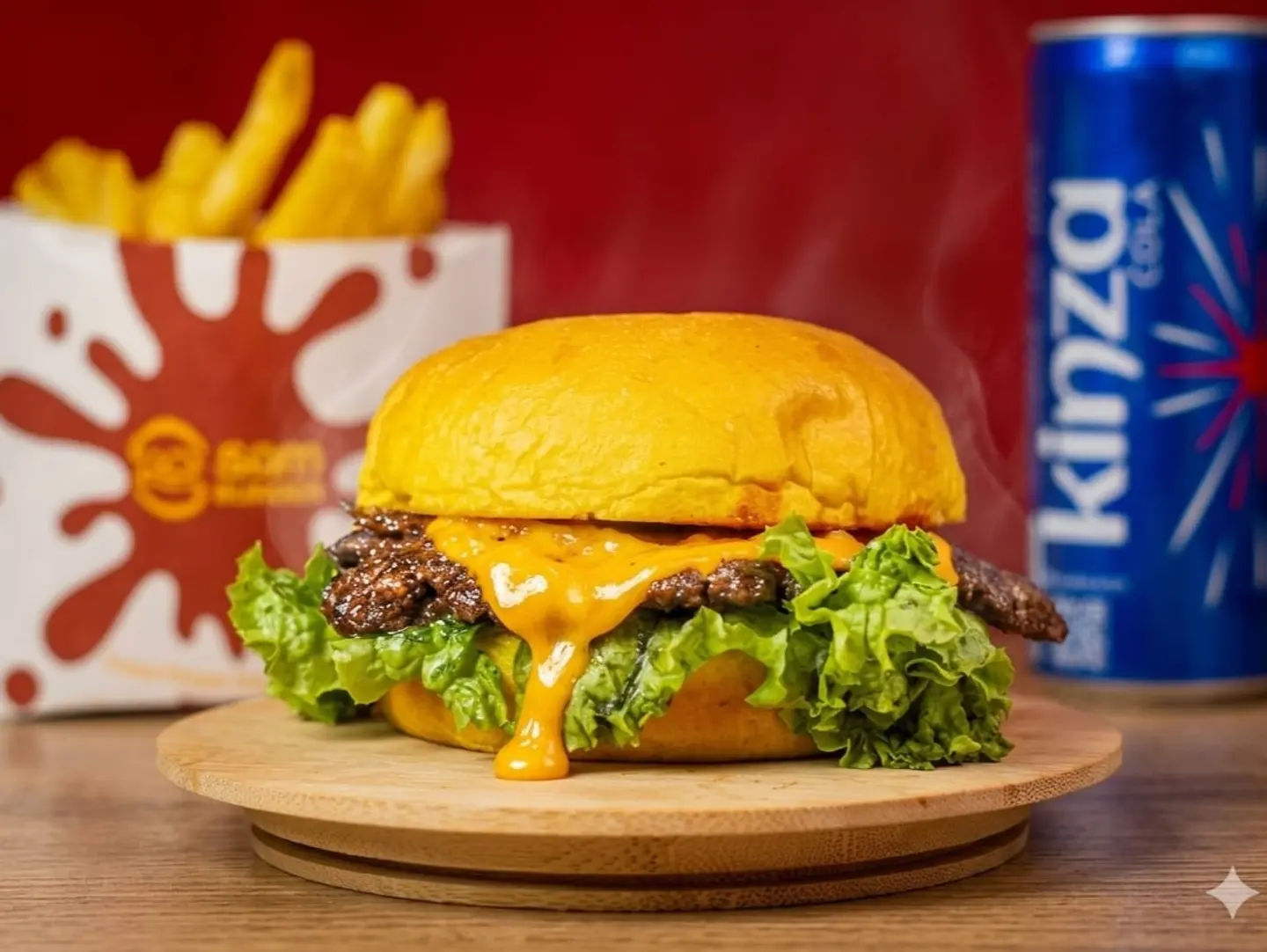 Mushroom Burger Meal