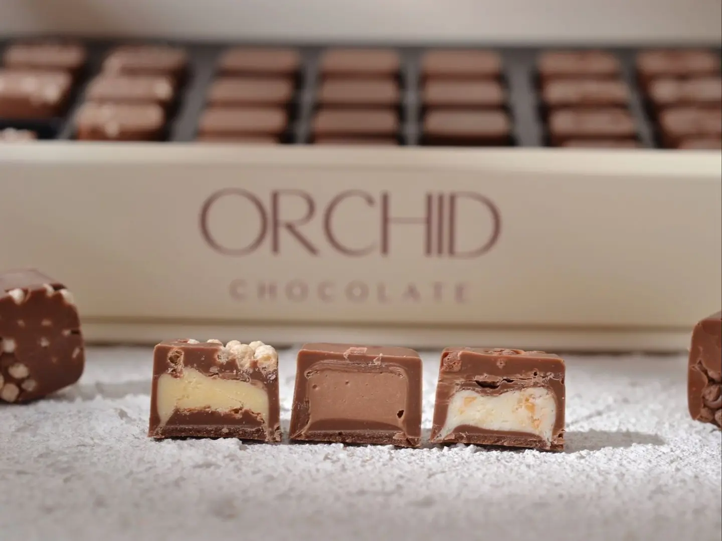 Orchid Chocolate Box 36 Pieces