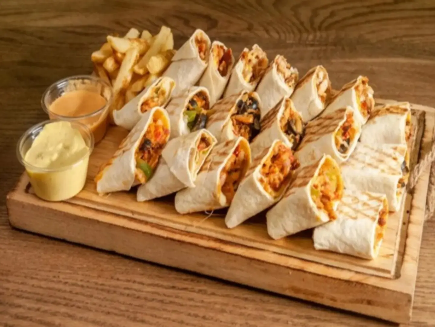Double Arabic Shawarma With Cheese