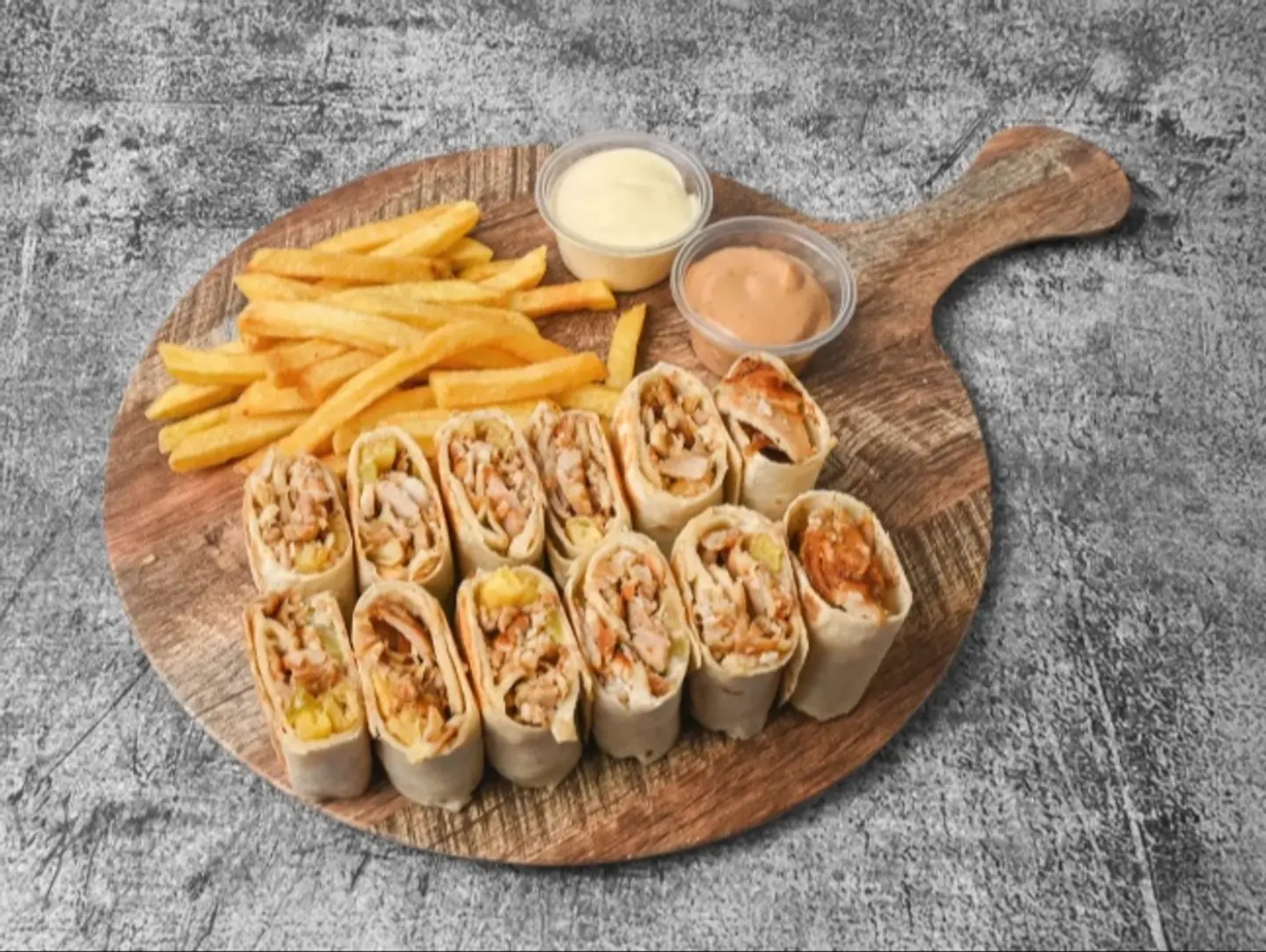 Arabic Shawarma With Cheese