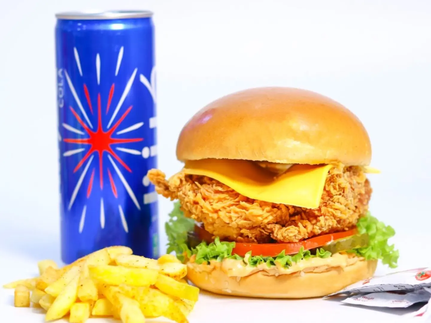 برجر كرسبي عايدي وجبه