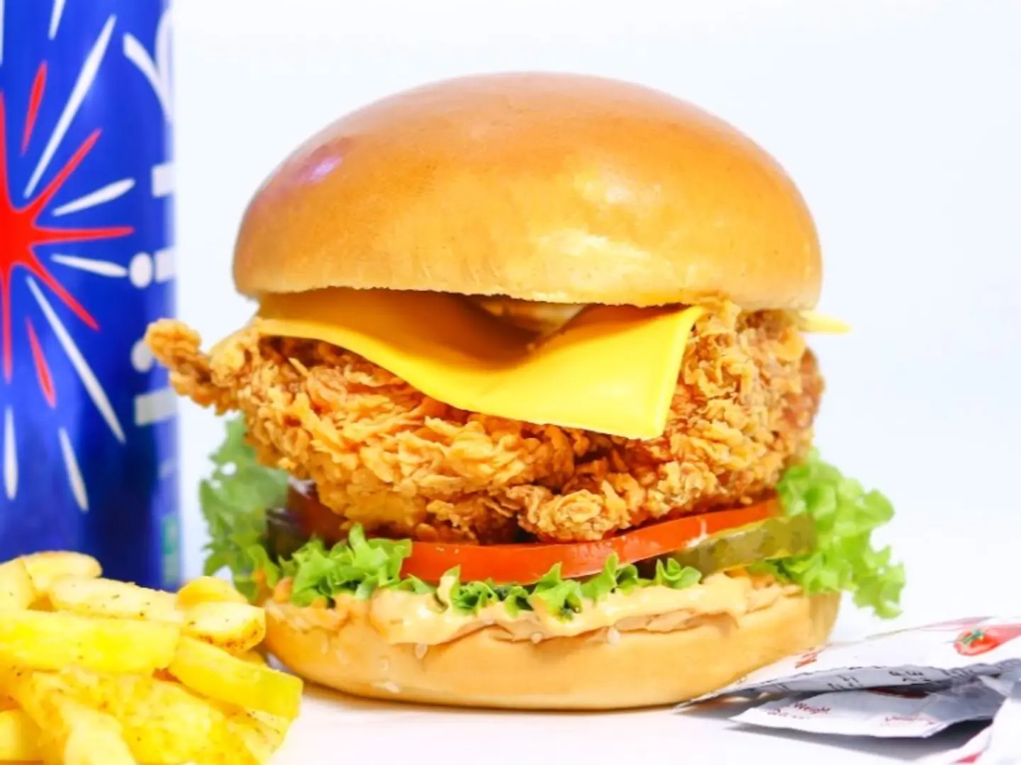 برجر كرسبي حراق