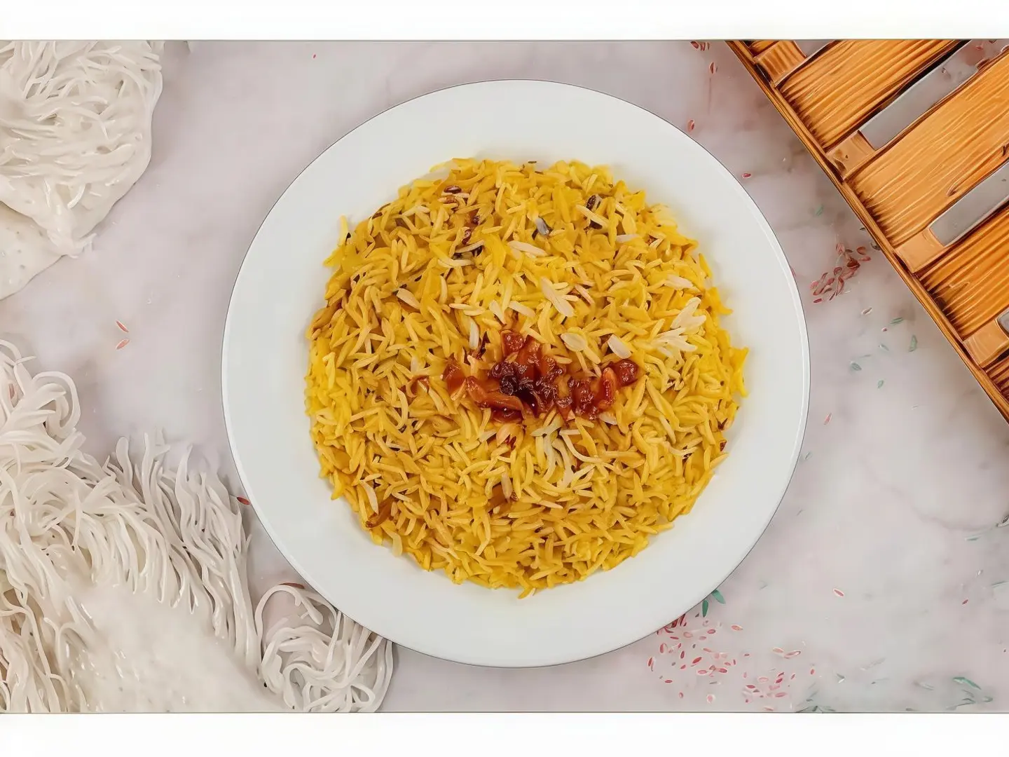 نص أرز ساده