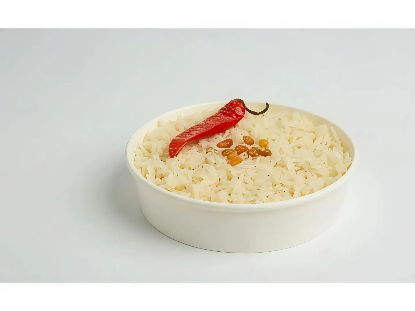 أرز ساده لشخص واحد