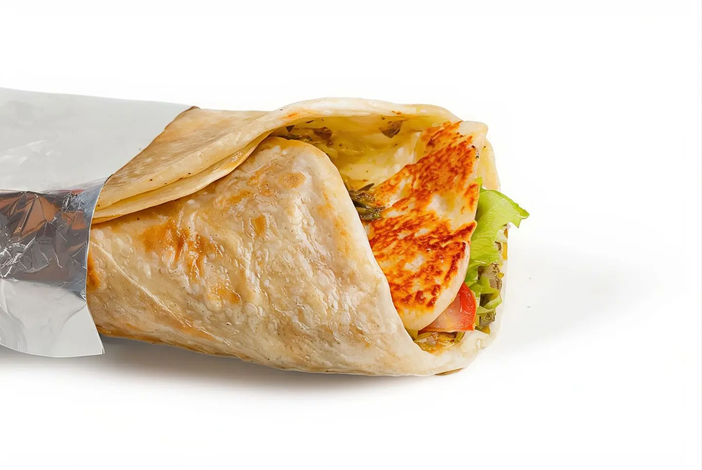 Grilled Halloumi Chapati