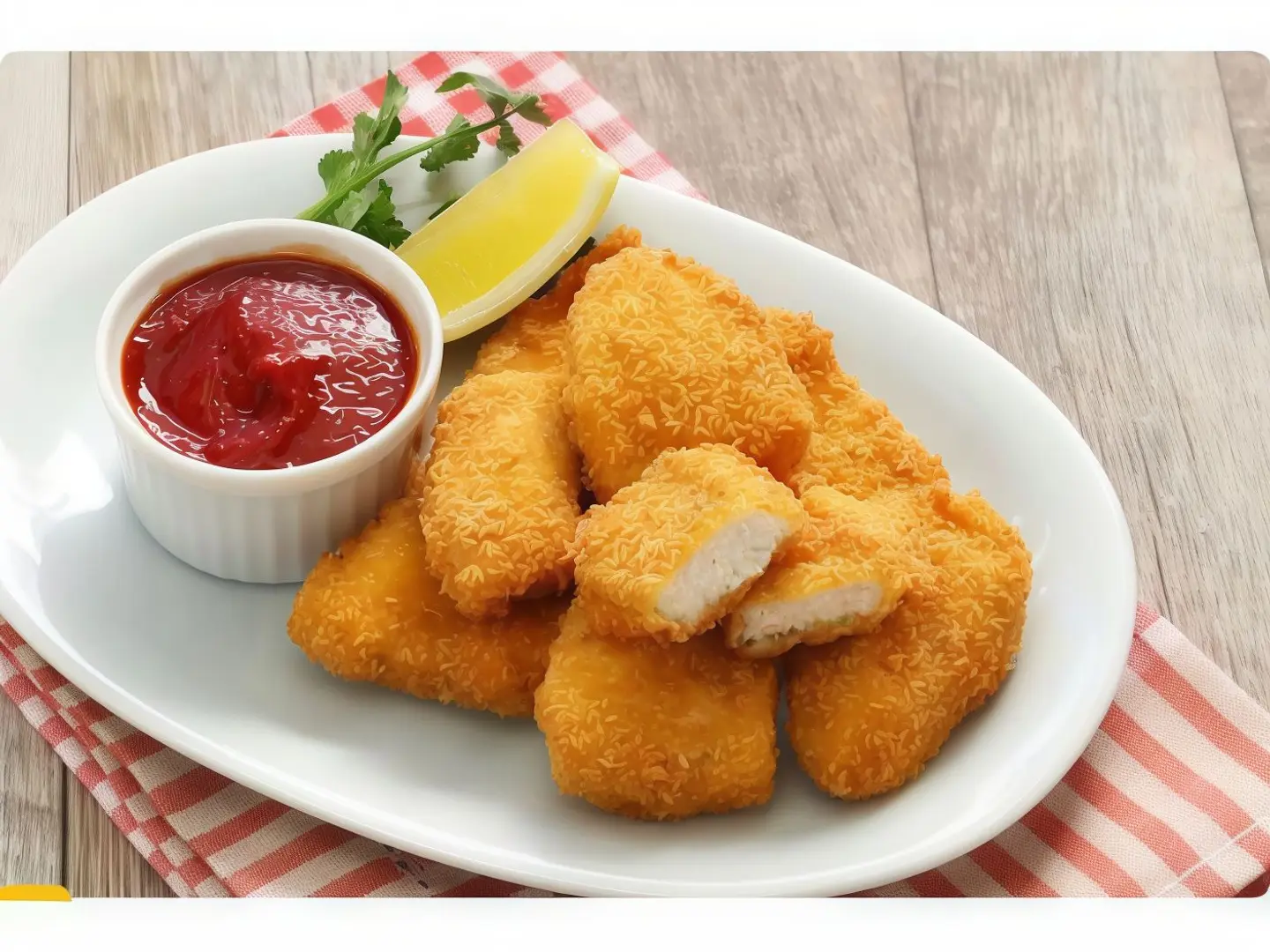 Chicken Nugget With Sauce Cup