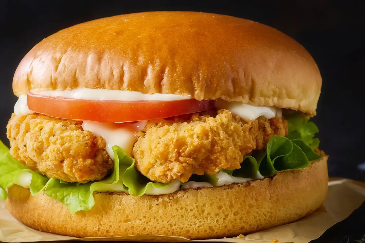 Strip Burger Sandwich