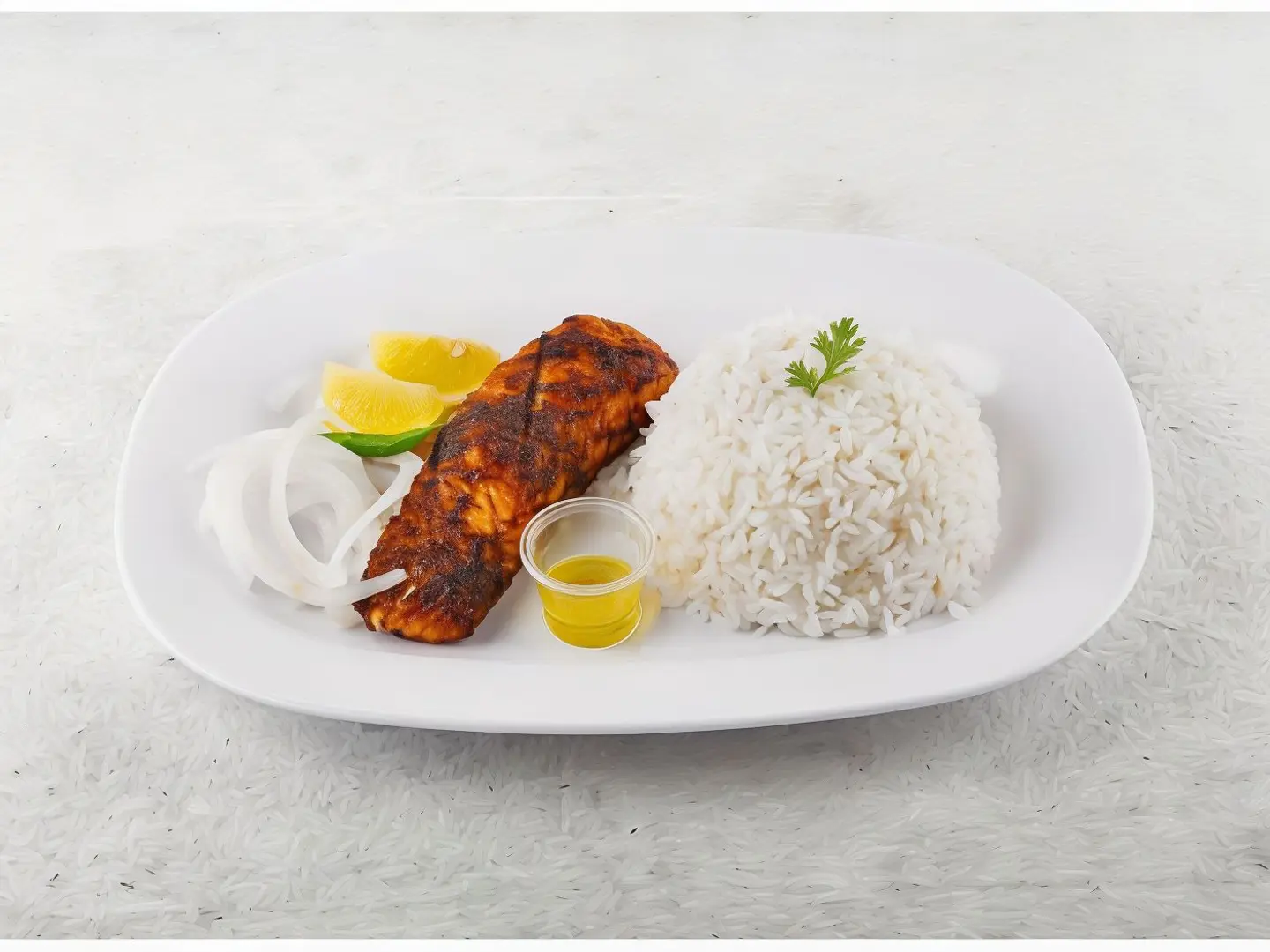 Fish Fillet With Popular Rice
