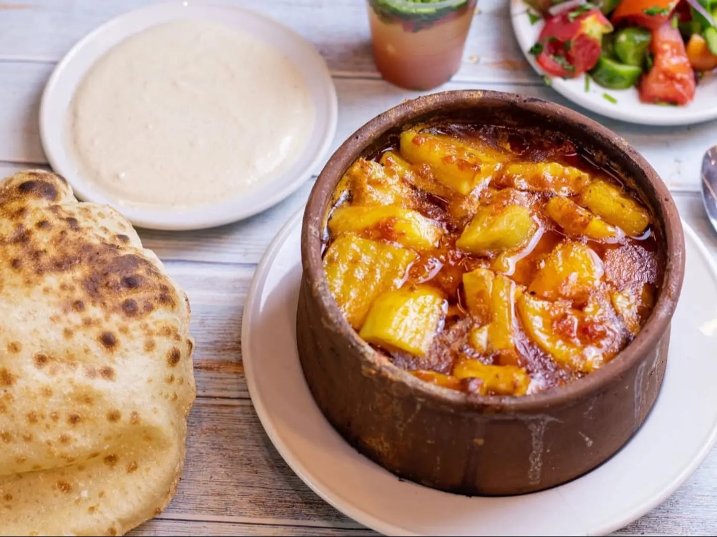 طاجن بطاطس باللحم