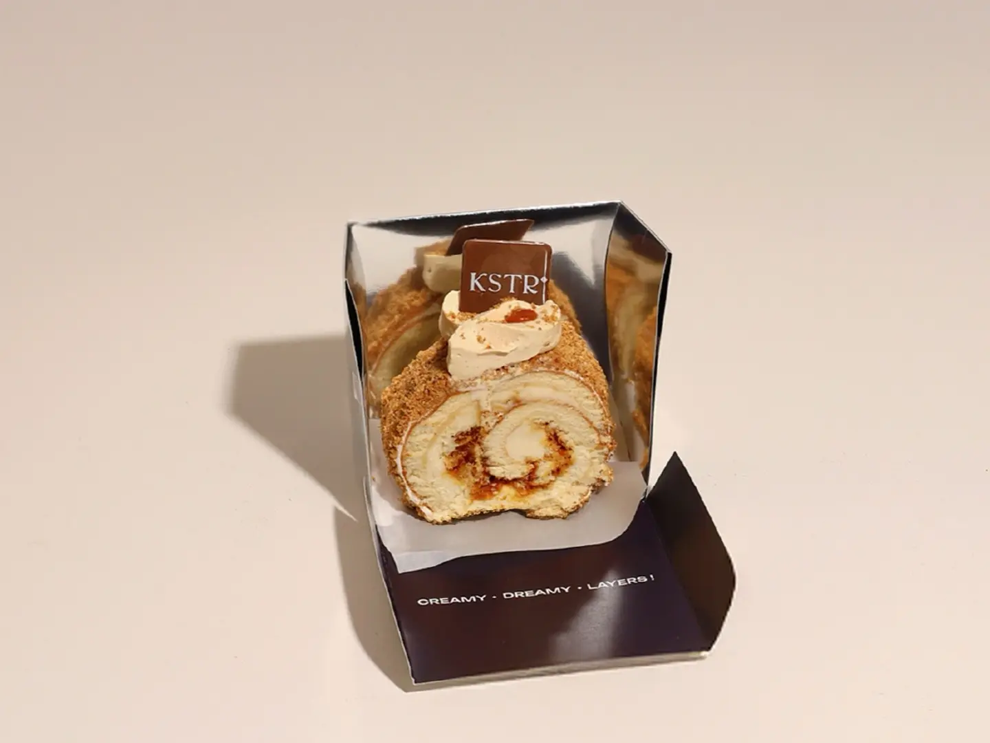Honey Swiss Roll 1 Pc