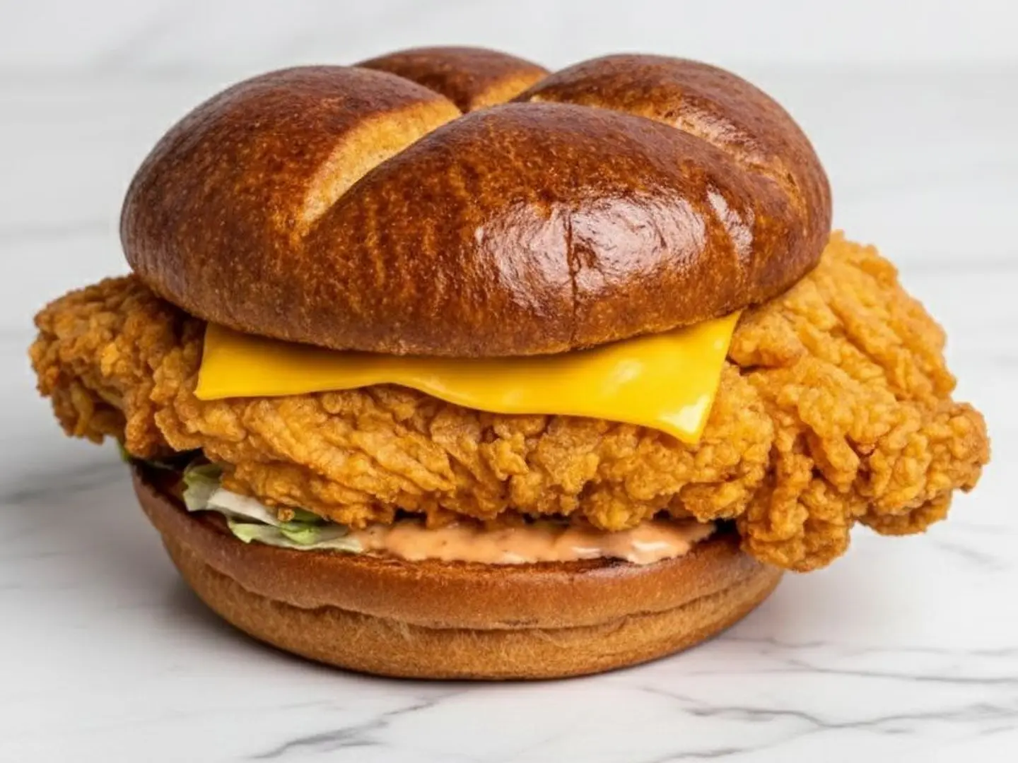 برجر دجاج كرسبي