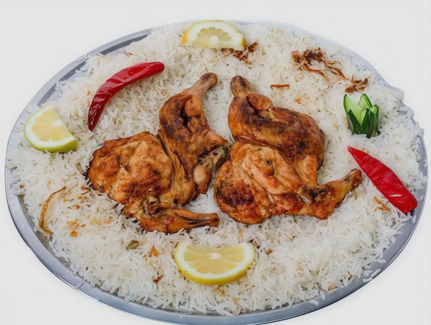 Charcoal Chicken With Three Sides