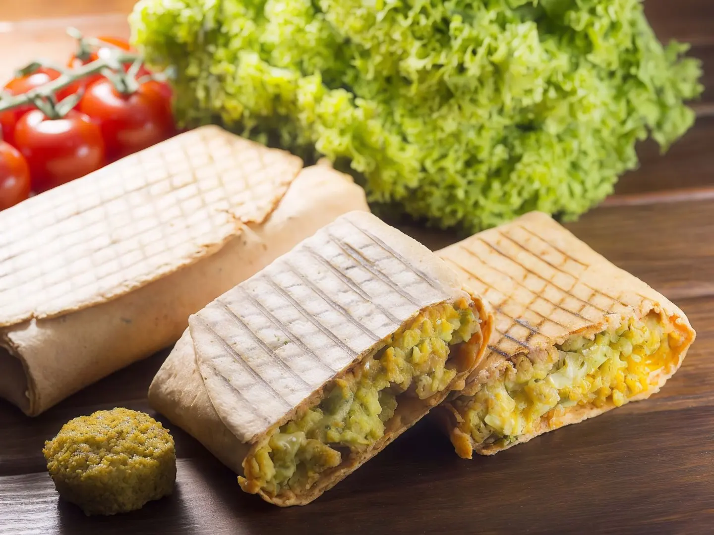 Mexican Falafel Sandwich