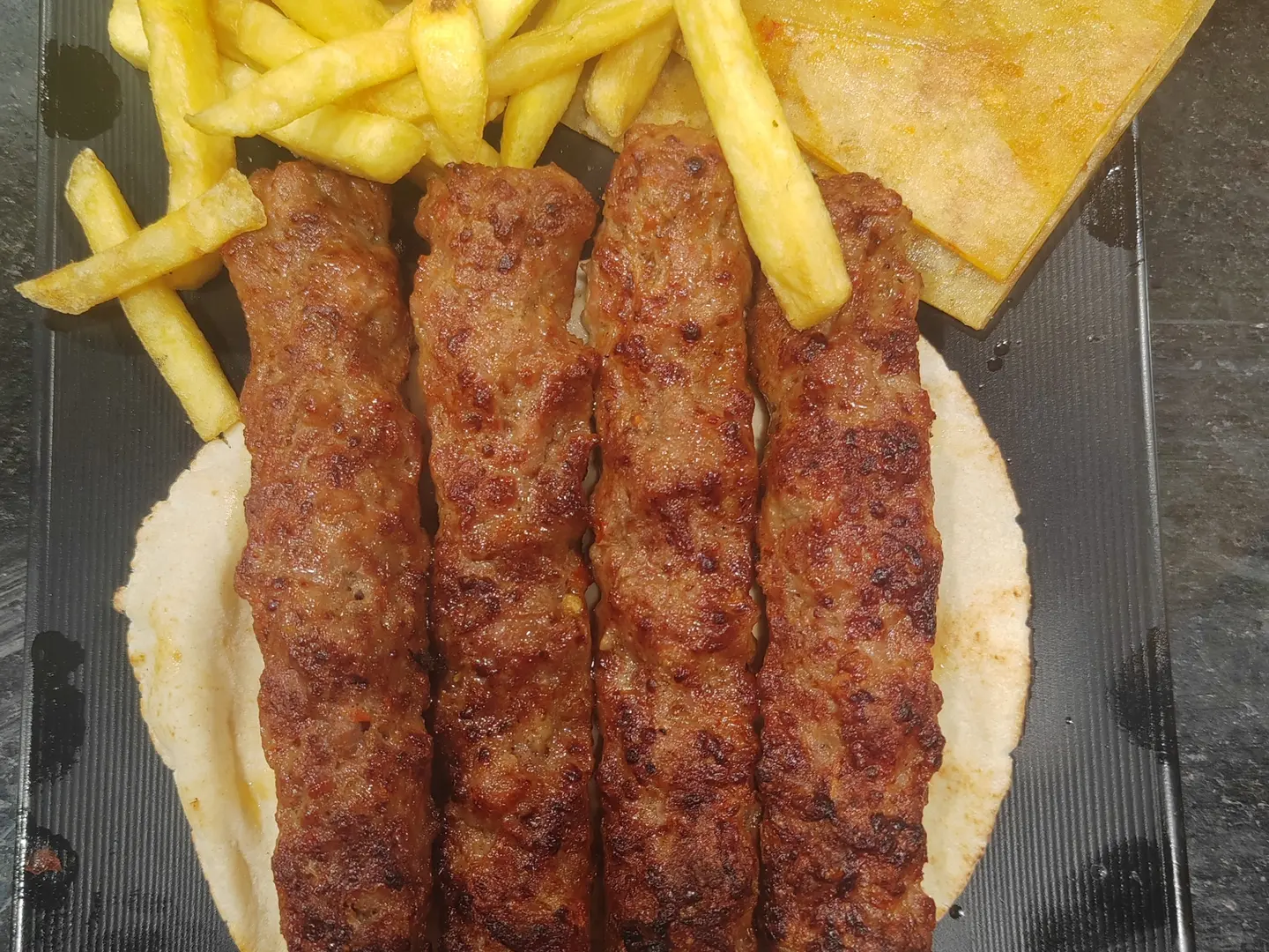 طبق لحم كباب 4 سكوير