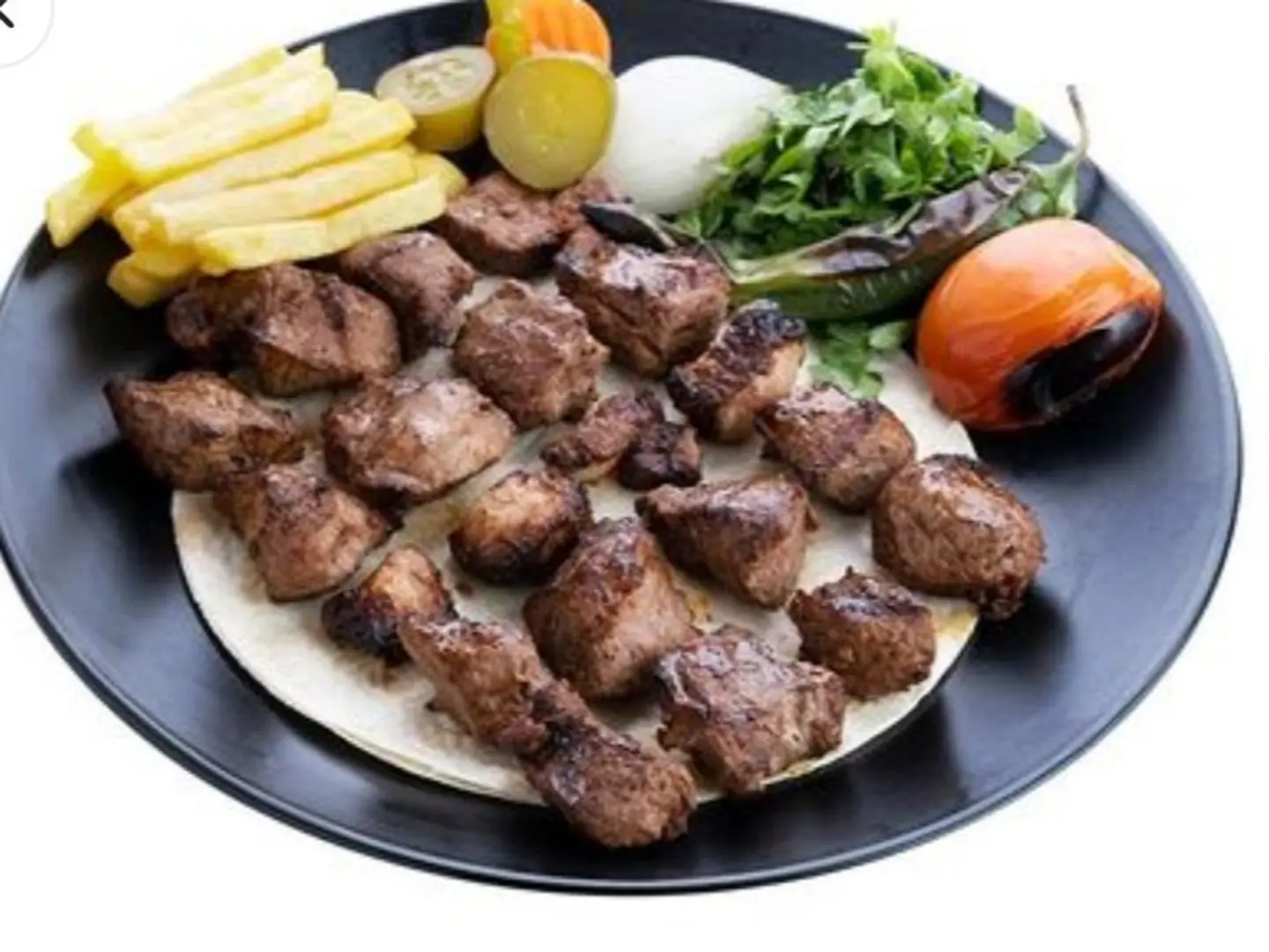 Meat Awsal 4 Skewers Plate