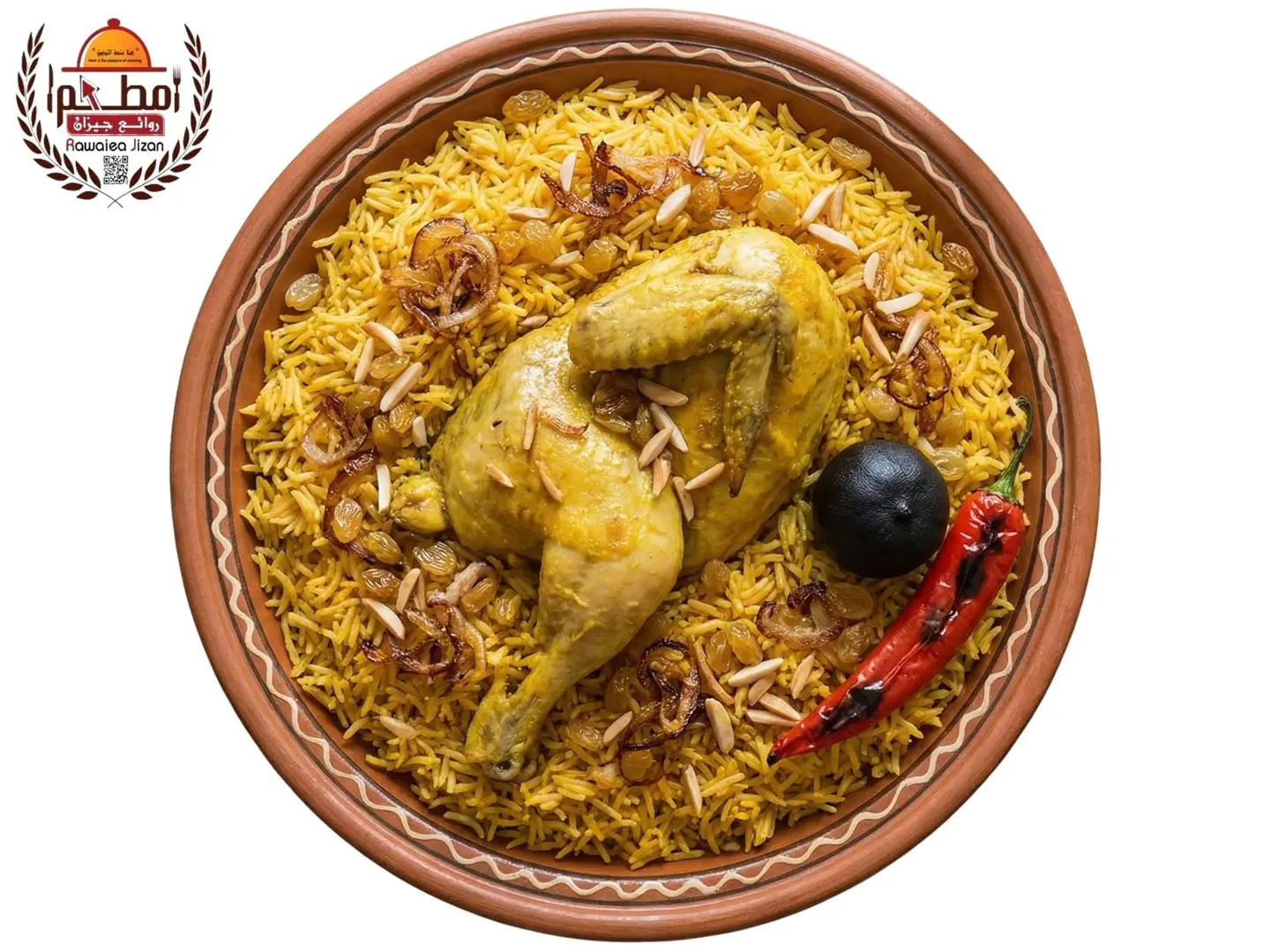 نص دجاج مندي