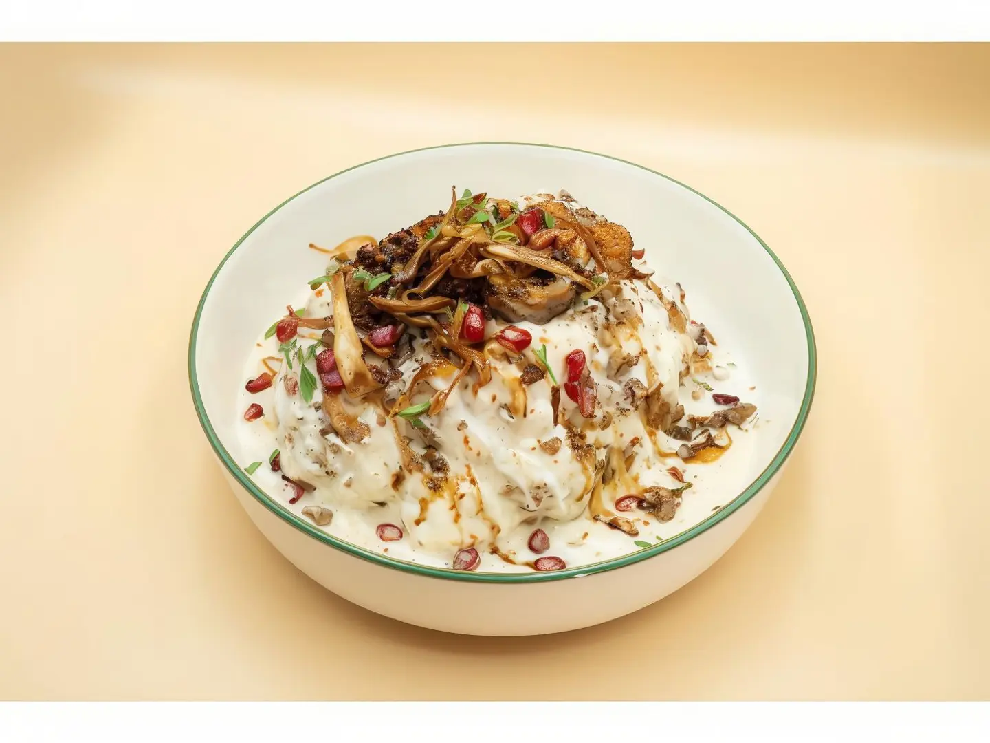 قرنبيط مشوي بالطحينة