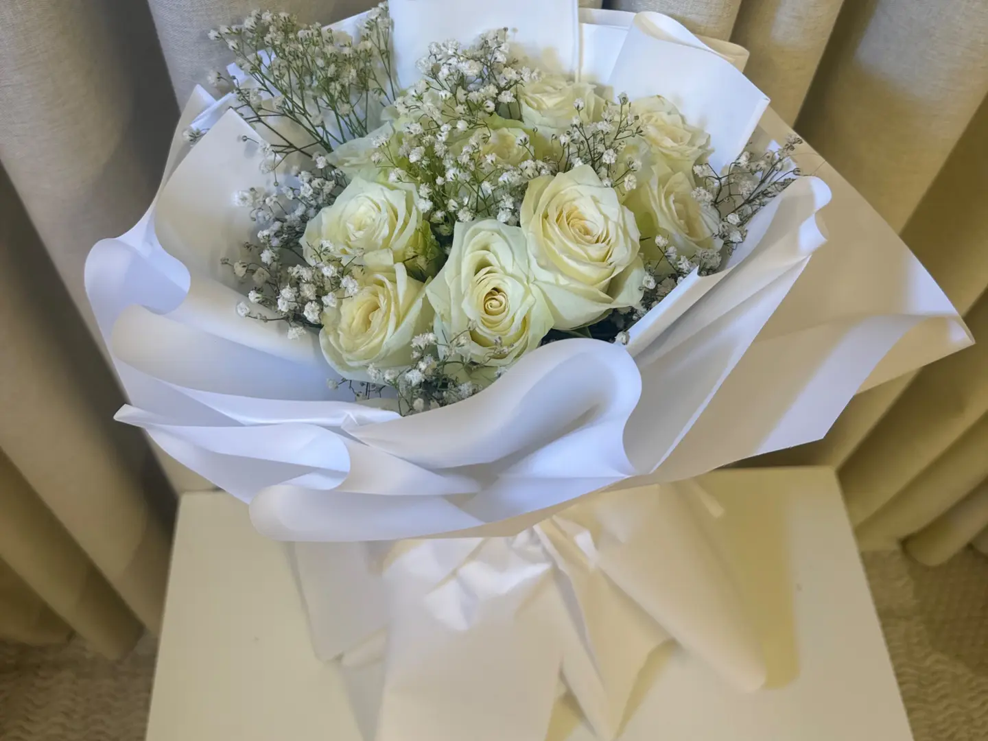 باقة العيد البيضاء