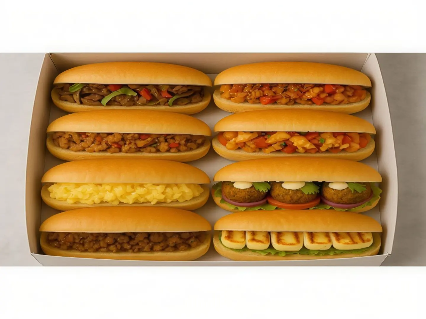 بوكس الشلة 8 ساندوتشات