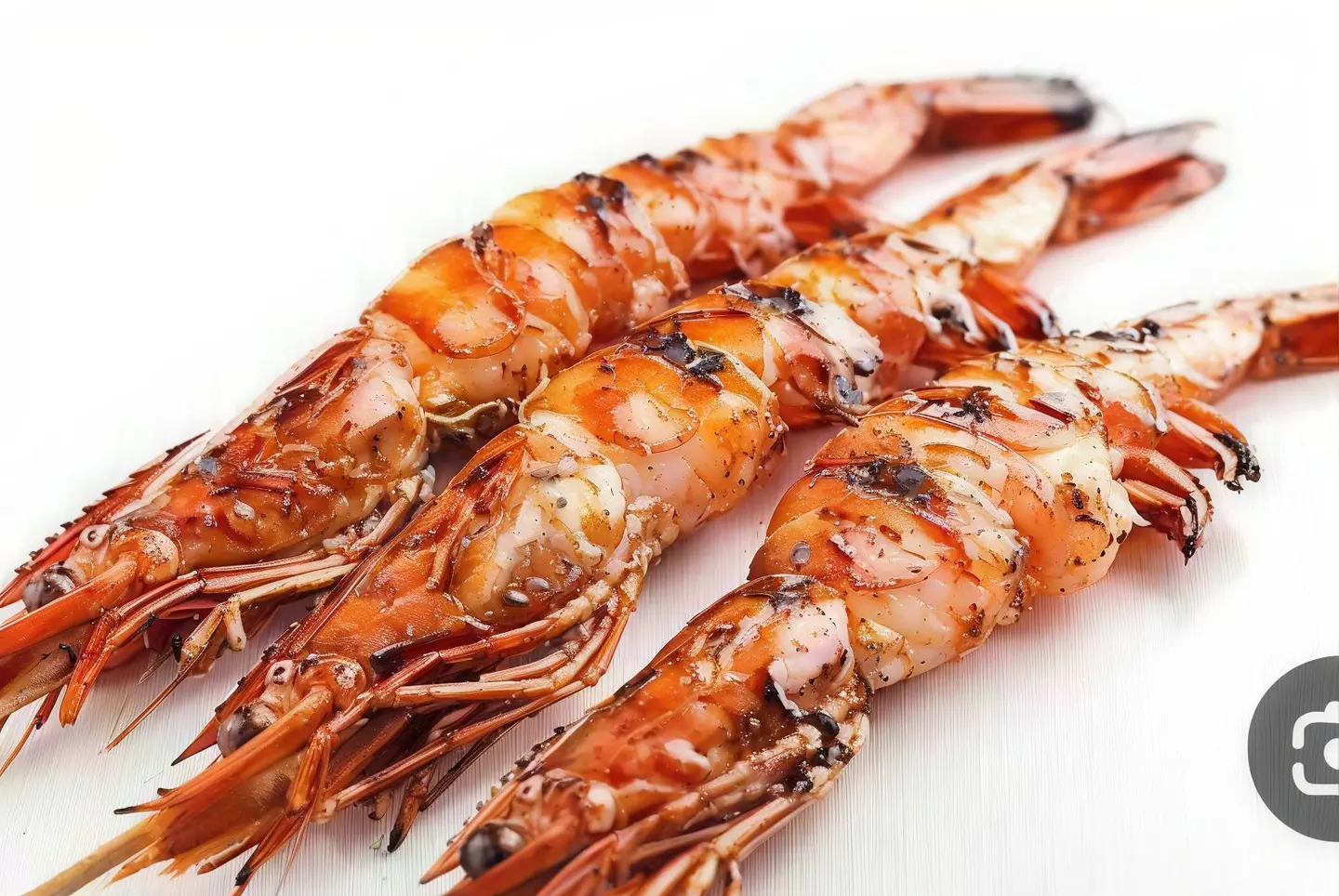 جمبري مشوي مع أرز