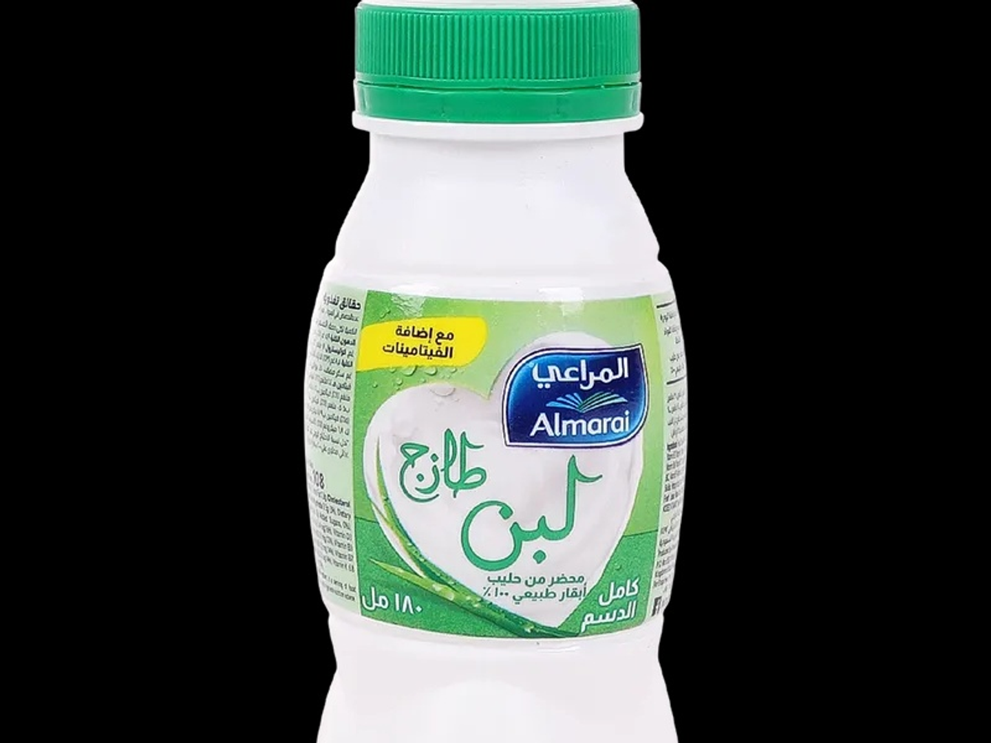 لبن طازج كامل الدسم