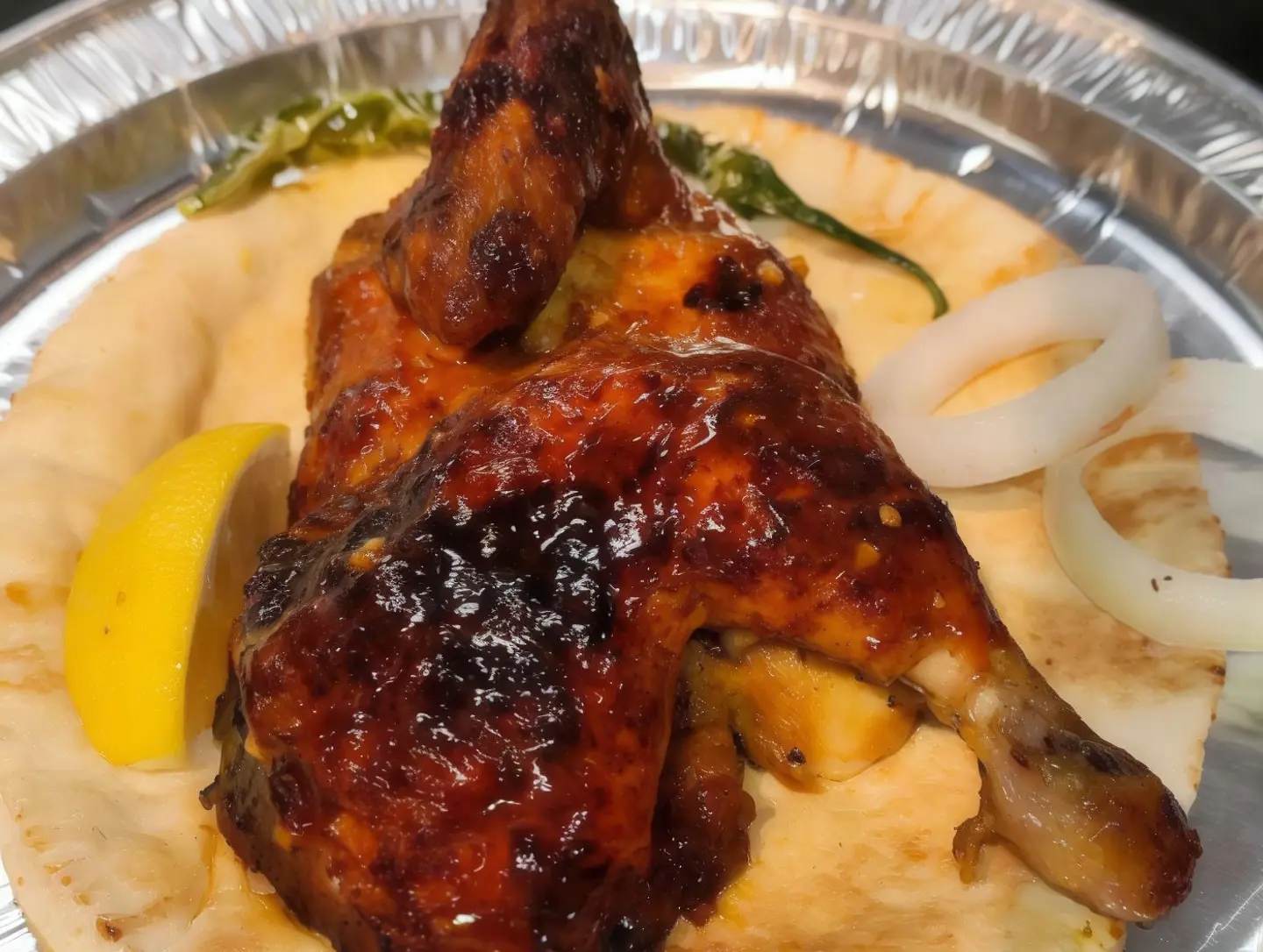 Half A Grilled Chicken Without Rice