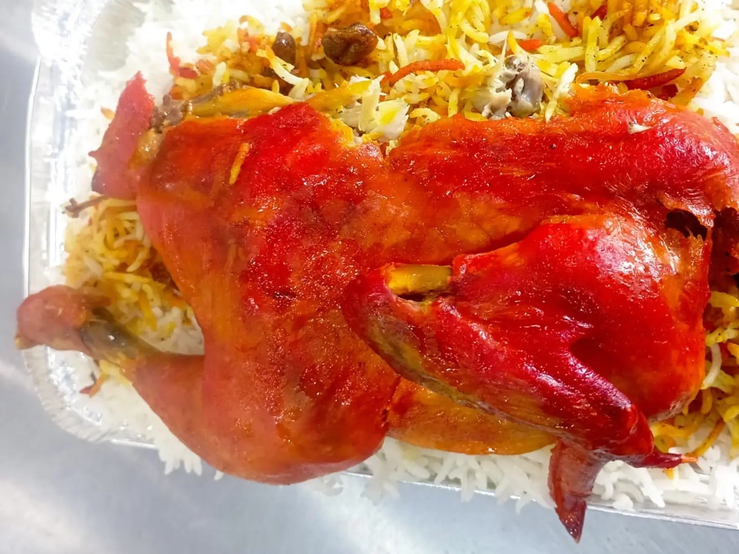 دجاجه مندي حبه من دون رز