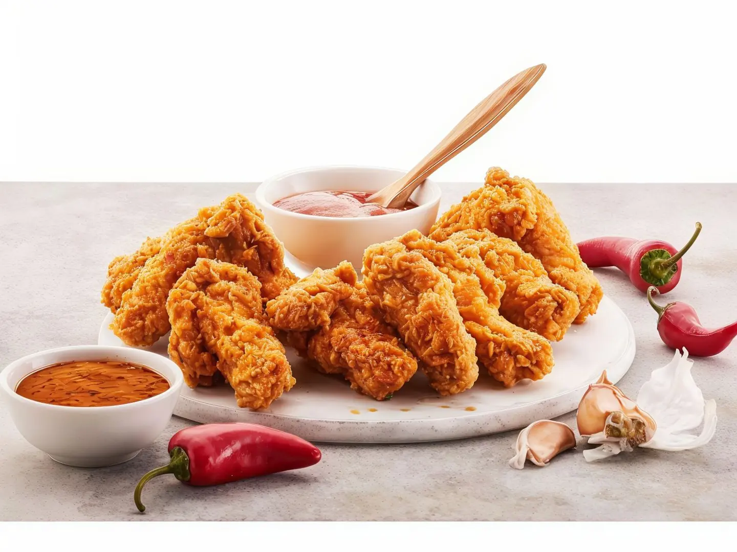 بروستد دجاج حار