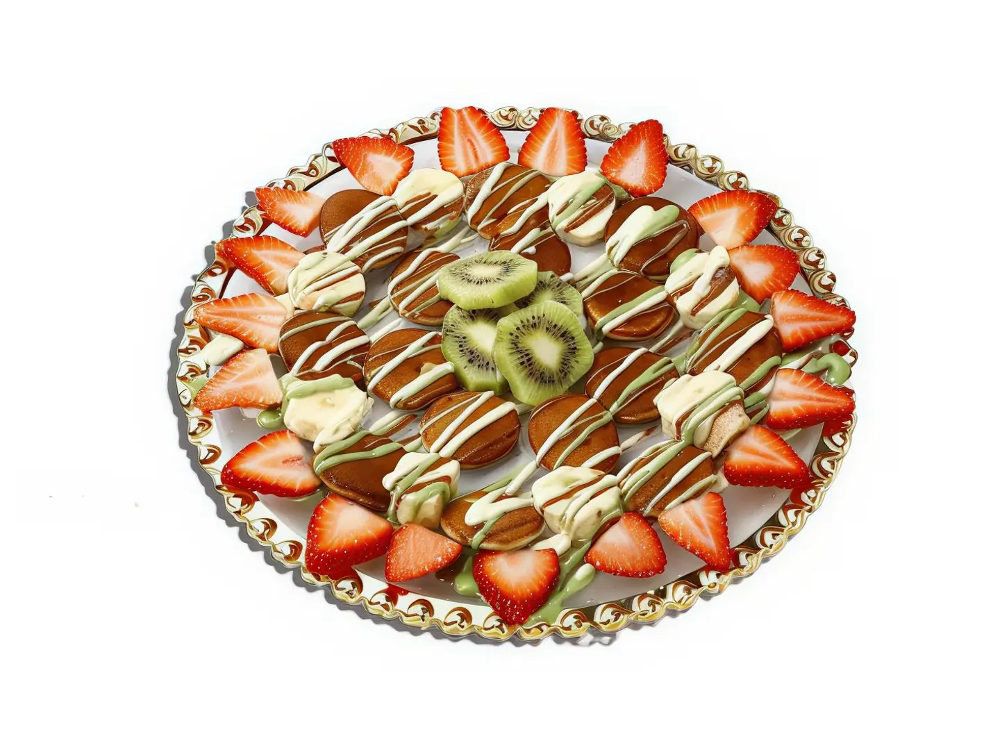 بان كيك صوصات وفواكه